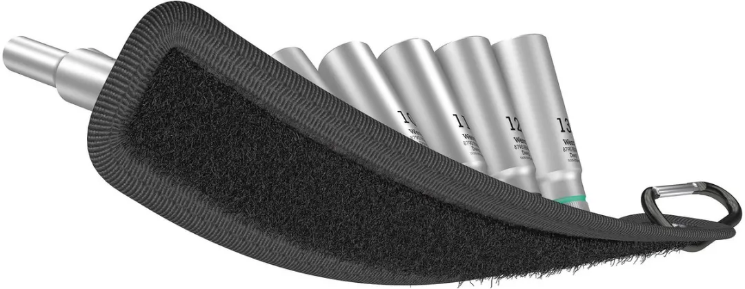 Wera 5004525001 Belt A Deep Doppenset 9-delig - 1/4" - Kleurloos