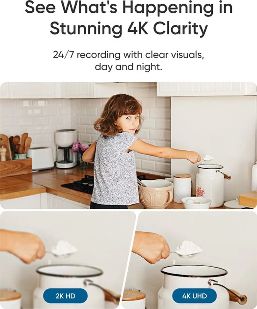 Eufy Security E30 Indoor Cam 4K - 2 Stuks - Wit - afbeelding 6 van 6