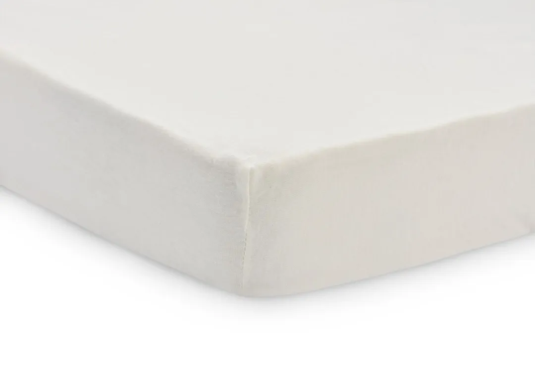 Jollein Baby Hoeslaken Jersey Ivory - 70x140/75x150cm