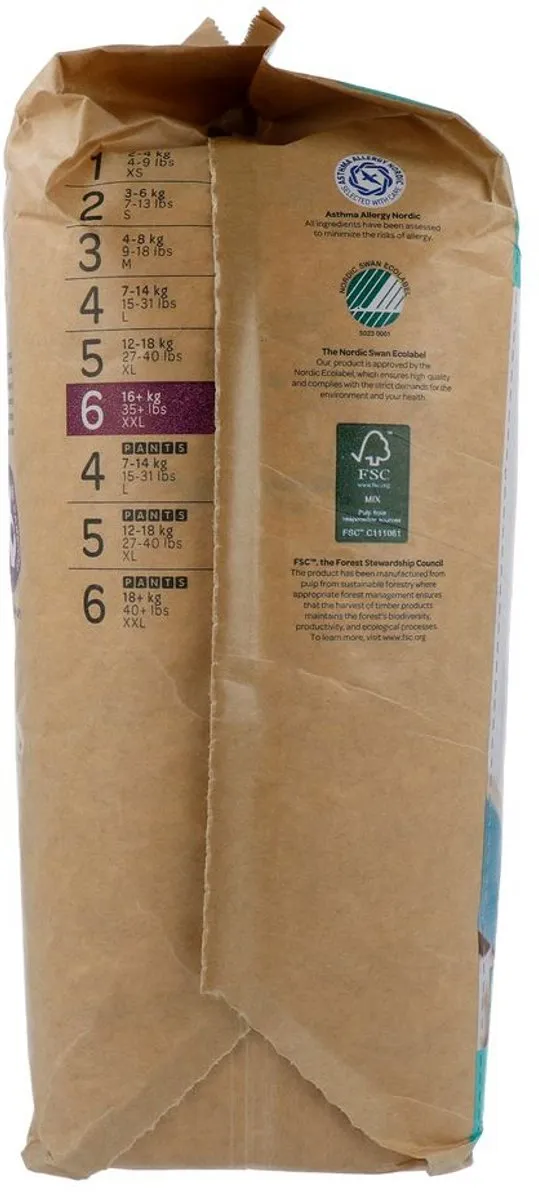 BAMBO Nature Luiers Maat 6 16-30kg - 20 Stuks