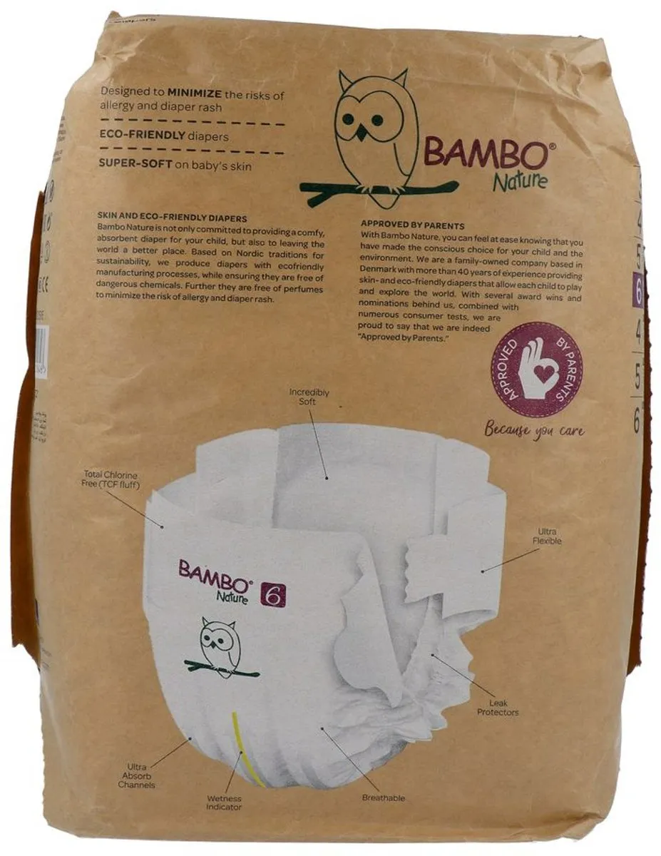BAMBO Nature Luiers Maat 6 16-30kg - 20 Stuks