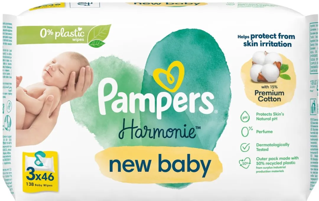 Pampers Harmonie New Baby Billendoekjes