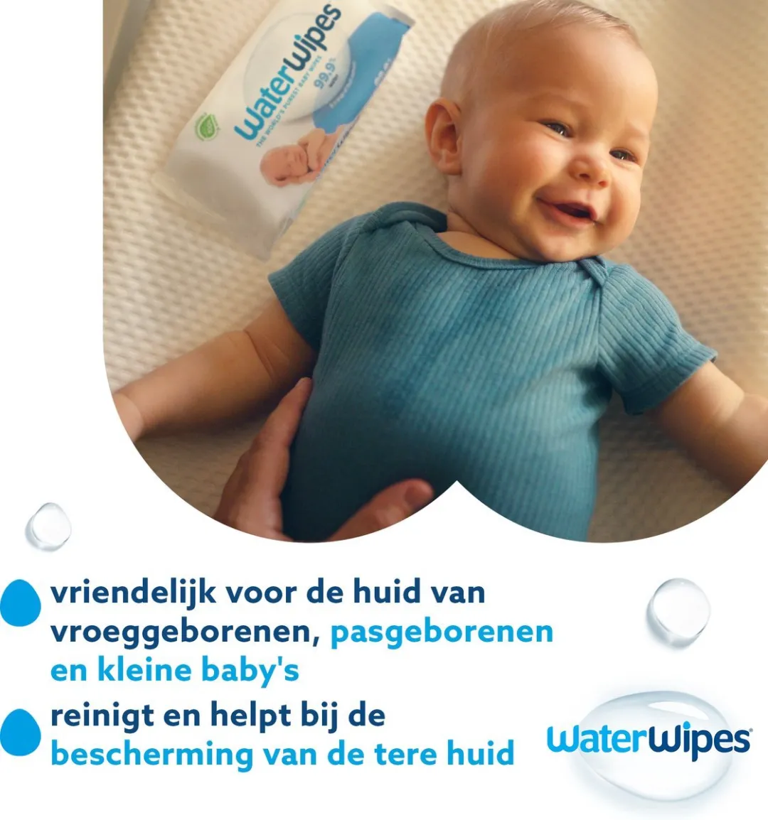 WaterWipes Billendoekjes Bio - 24 x 60 stuks - 1440 doekjes