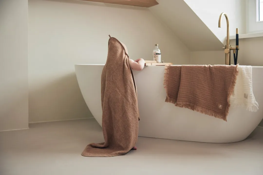 Jollein Badcape Badstof 75x75cm - Biscuit