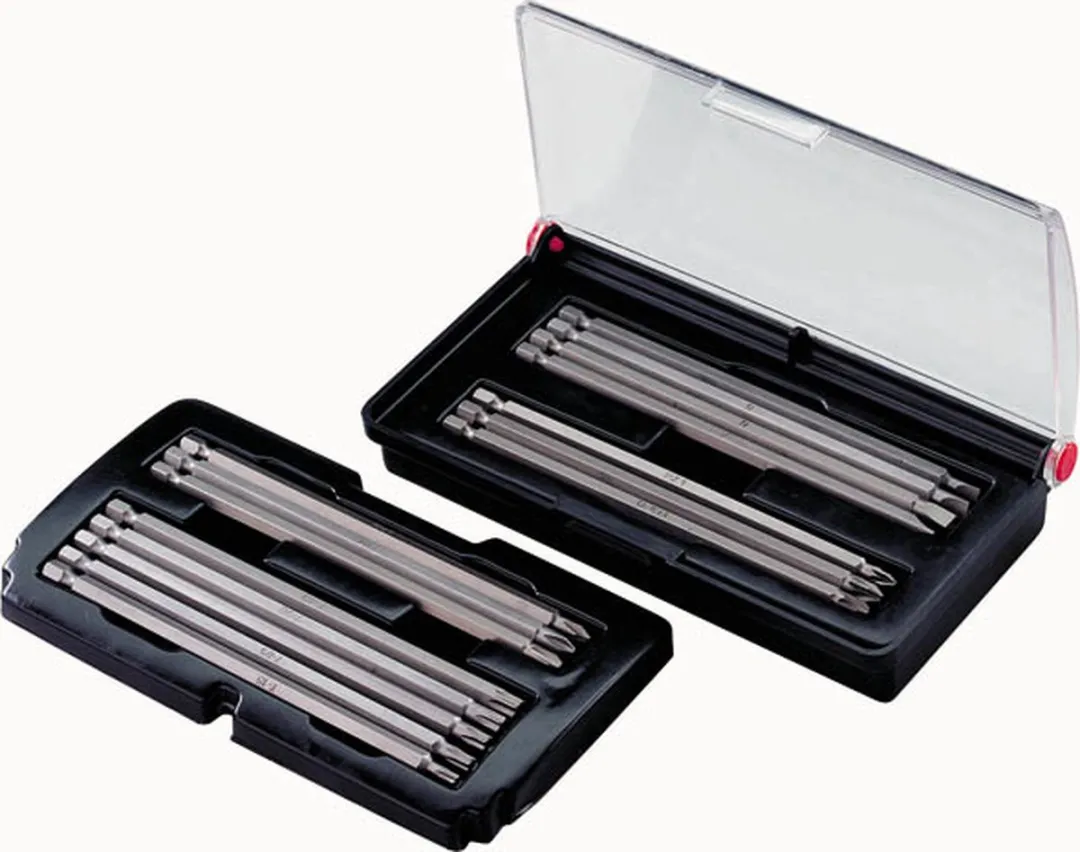 Westfalia Bitset 16-delig 150mm - Extra lang - Zwart