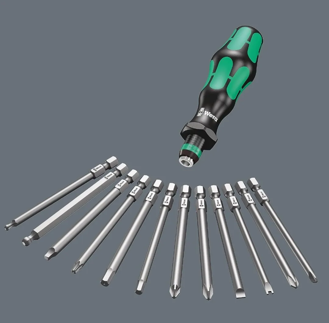 Wera Kraftform Kompakt 33-delige Bitset - Groen/Zwart