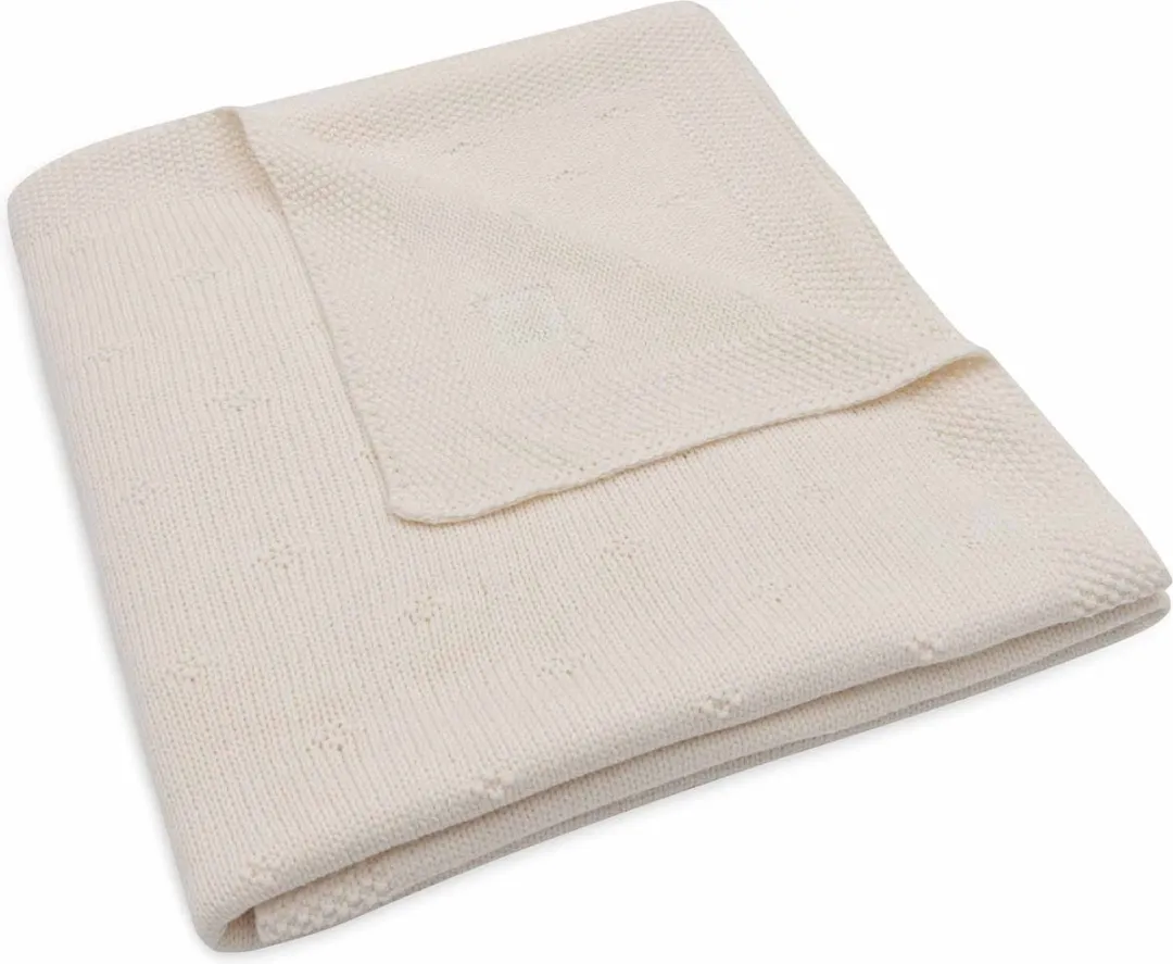 Jollein Deken Ledikant 100x150cm Cosy Knit Ivory