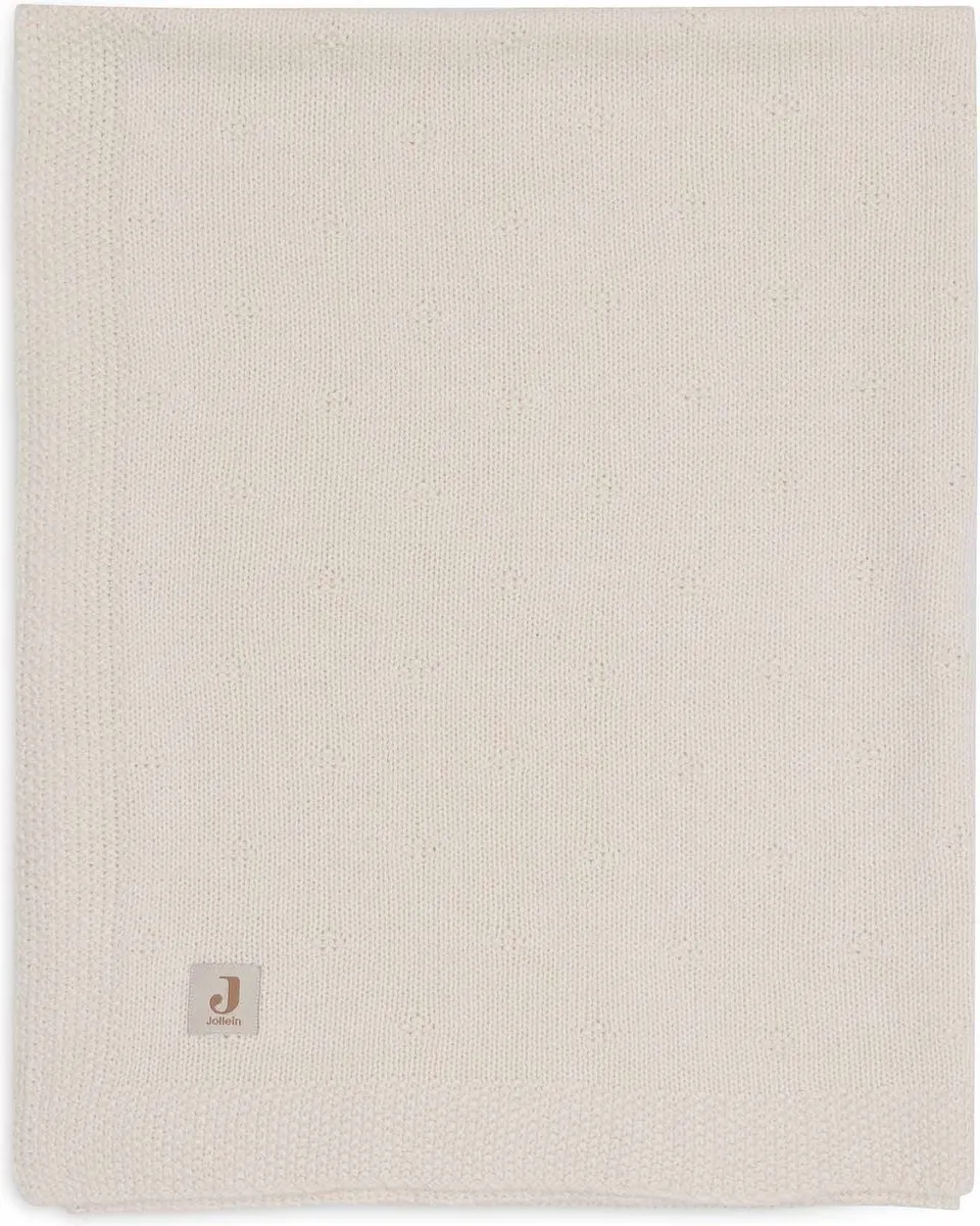 Jollein Deken Ledikant 100x150cm Cosy Knit Ivory