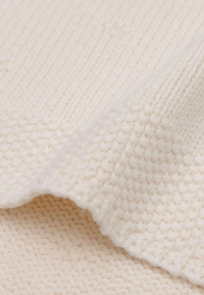 Jollein Deken Ledikant 100x150cm Cosy Knit Ivory