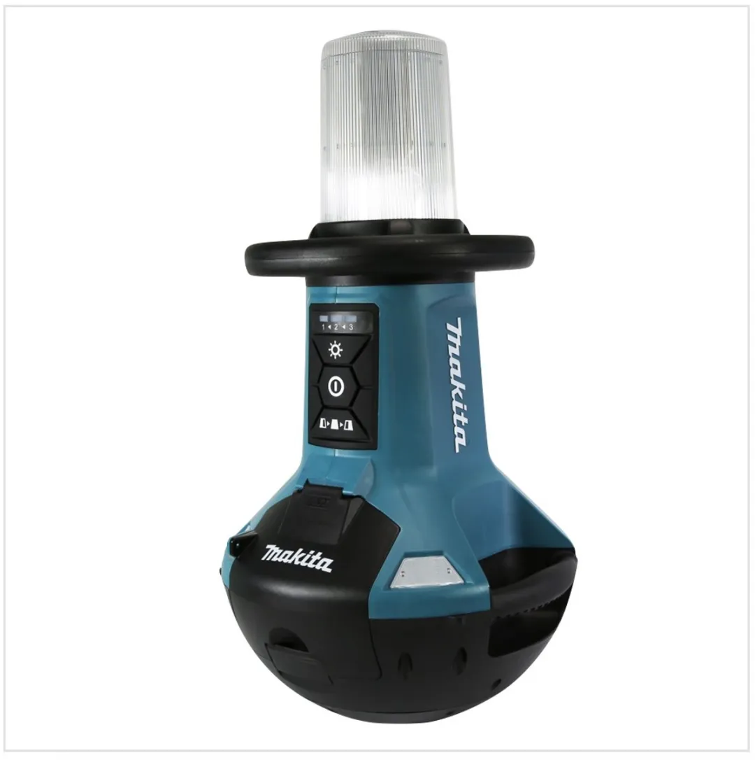 Makita DML 810 PF LED Schijnwerper 5500 lm - 18/36V - IP54 - Zwart/Turquoise