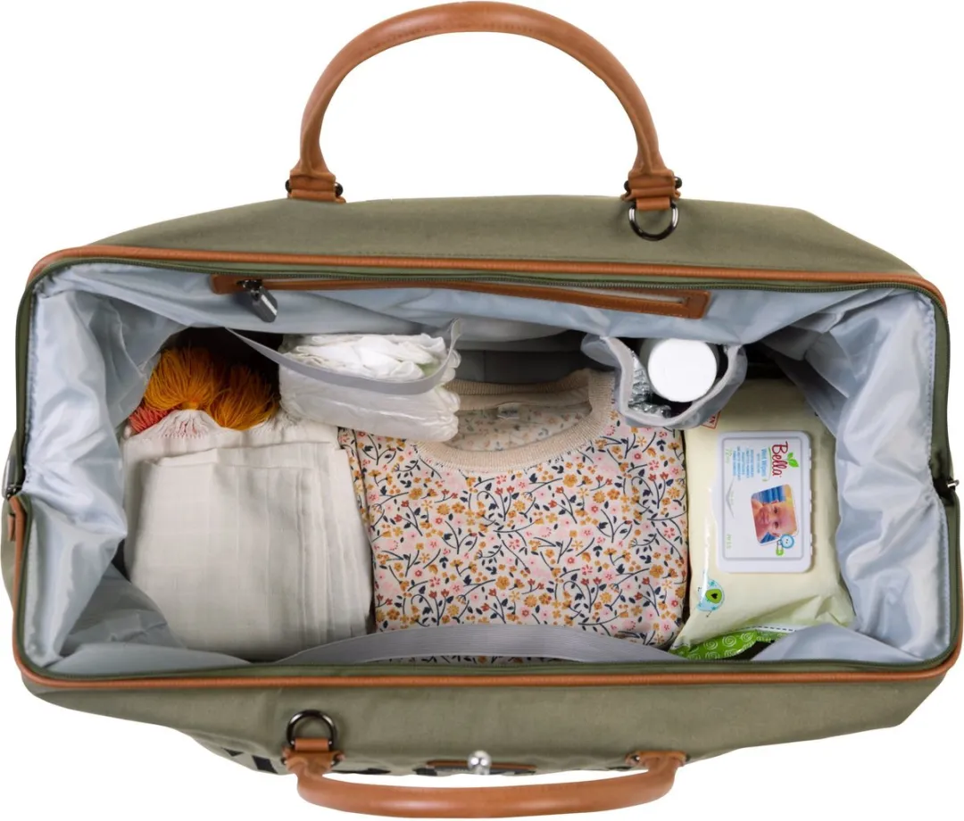 Childhome Mommy Bag Verzorgingstas - 55x30x40cm - Kaki