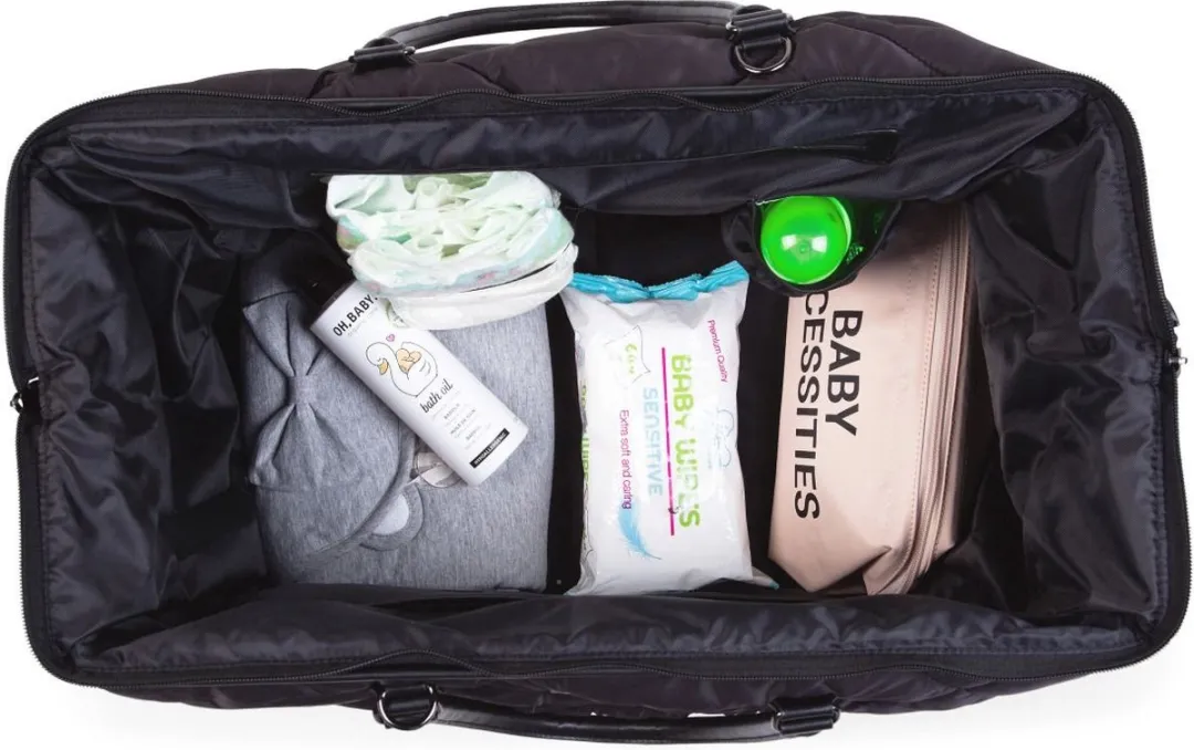 Childhome Mommy Bag Verzorgingstas - 55x30x40cm - Zwart