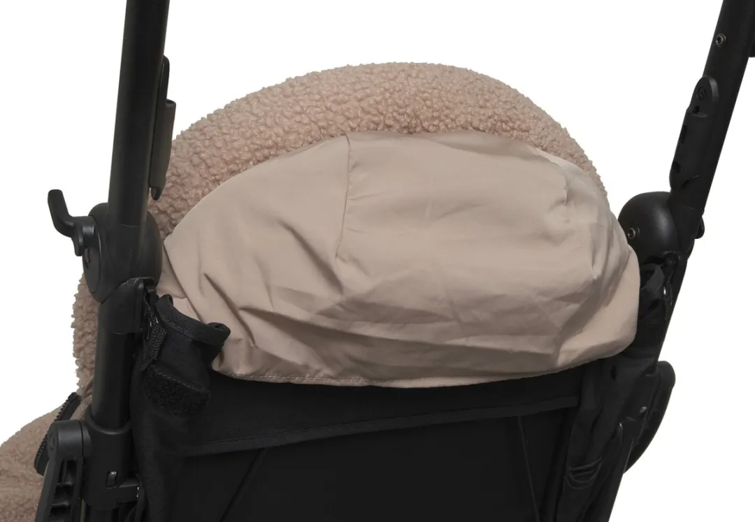 Jollein Voetenzak Buggy Embossed Milky Coffee - Waterafstotend