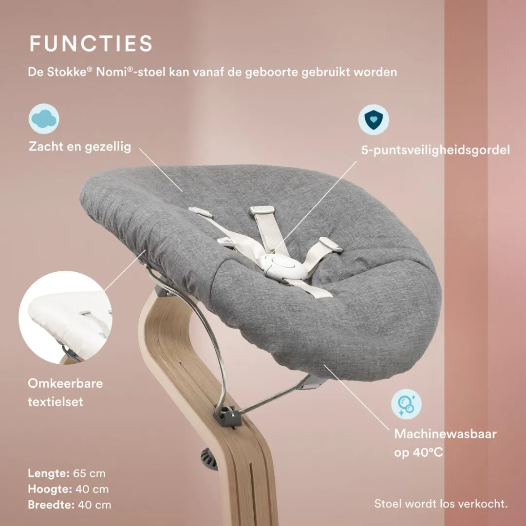 Stokke Nomi Newbornset - Grijs/Grey Sand