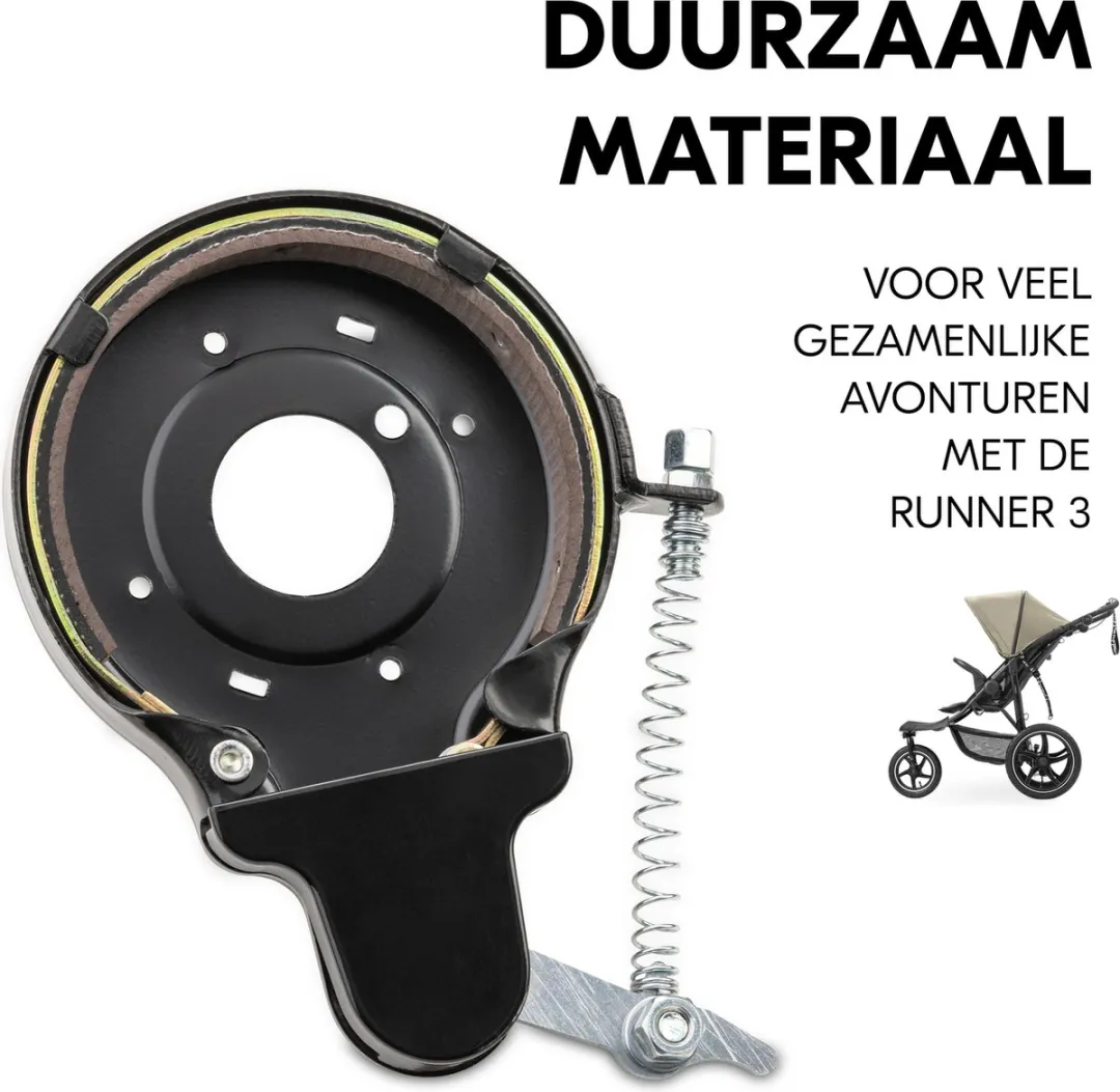 Hauck Runner 3 Reserve Rem - Black