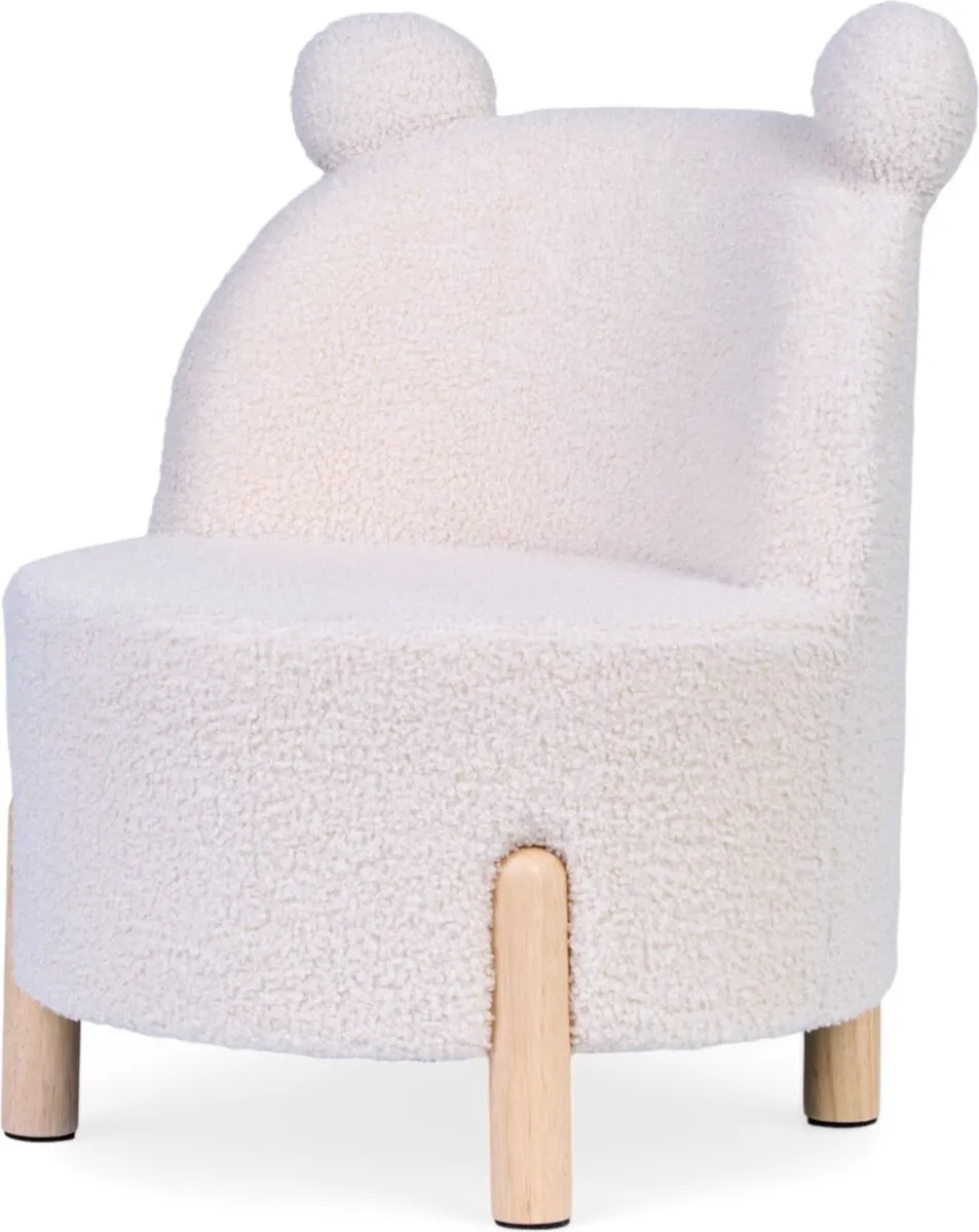 Childhome Teddy Kinderstoel - 45x45x56cm - Ecru