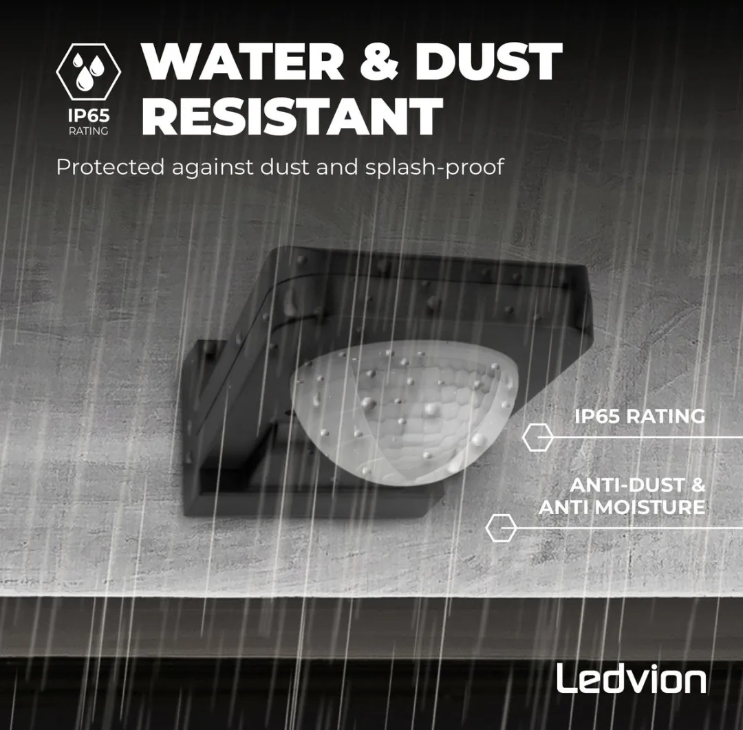 Ledvion Bewegingsmelder LV10043 - Opbouw - IP65 - 360° - 20m