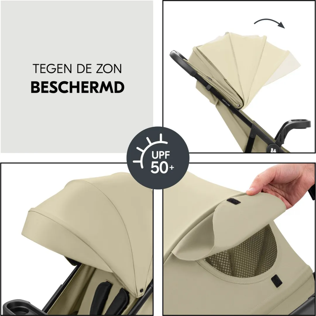 Hauck Shop N Care Trio Set - Kinderwagen Reiswieg Autostoeltje Olive