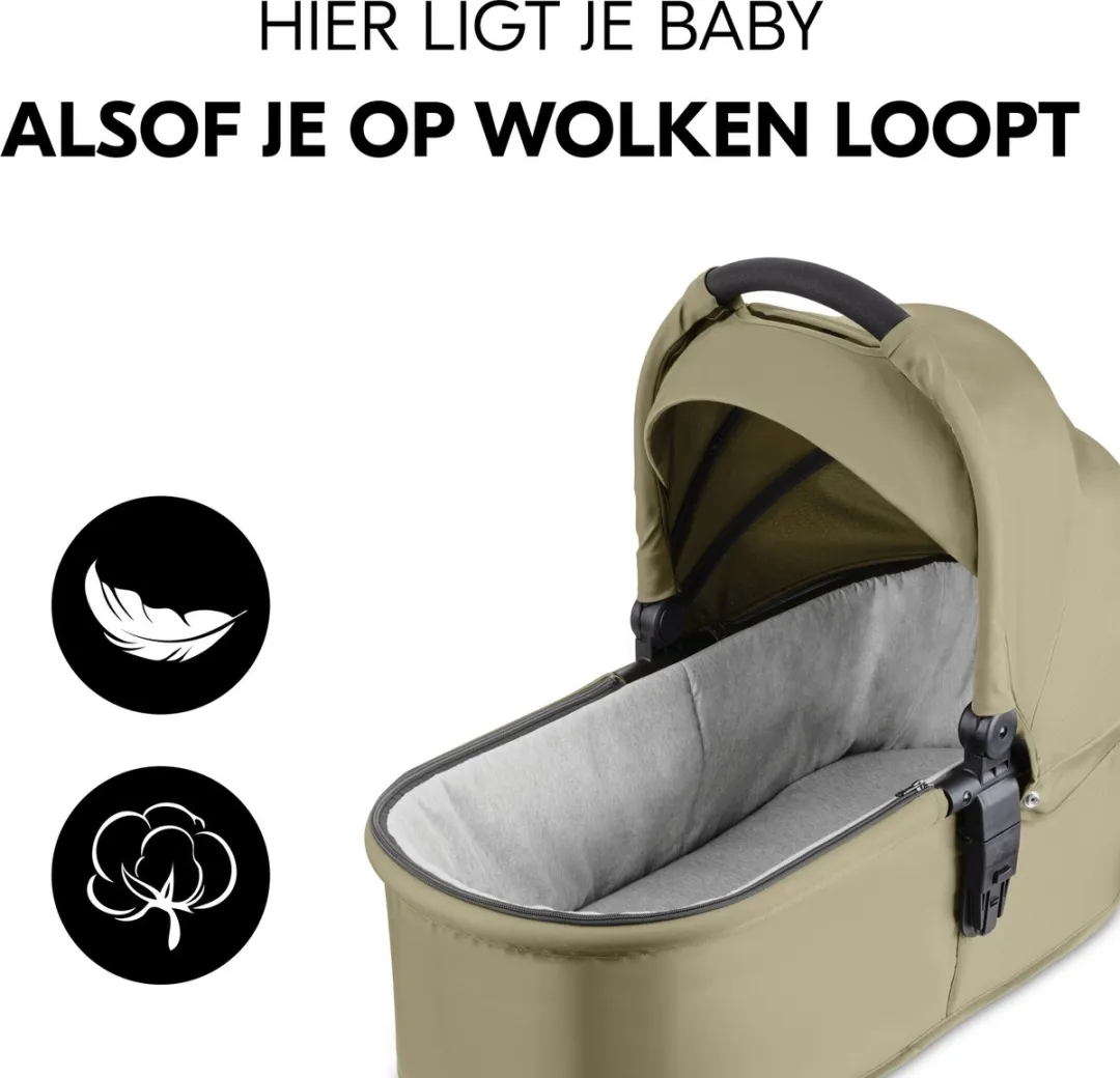 Hauck Shop N Care Trio Set - Kinderwagen Reiswieg Autostoeltje Olive