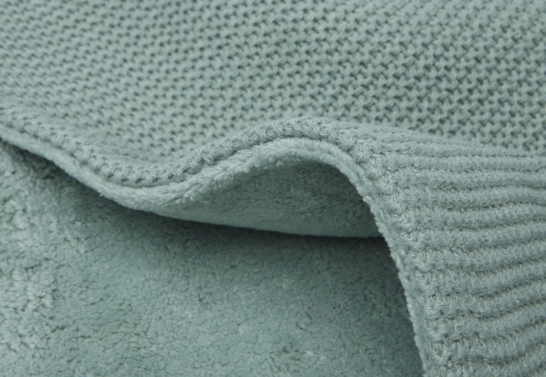 Jollein Baby Deken Ledikant 100x150cm Basic Knit - Forest Green
