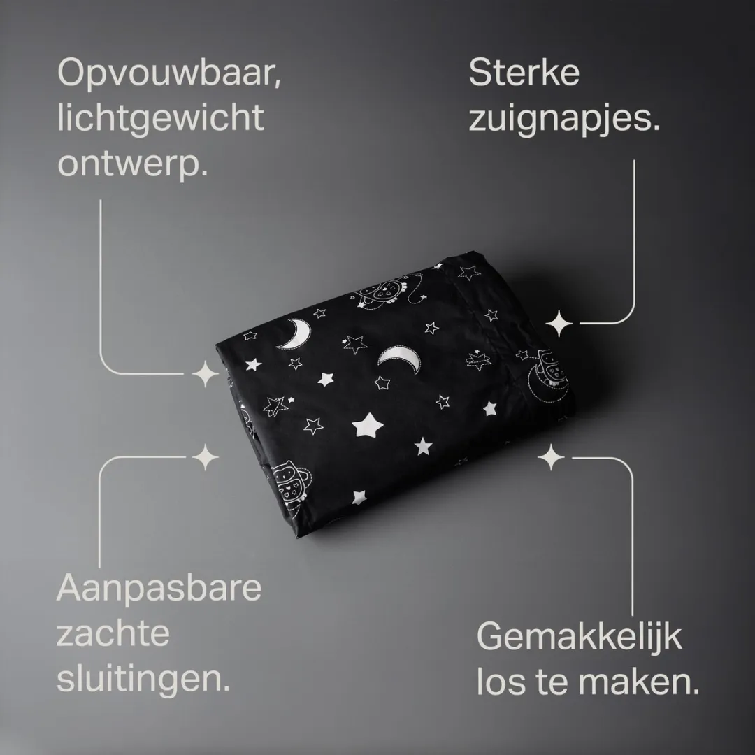 Tommee Tippee Sleeptight Verduisteringsgordijn 130x198cm - Zwart
