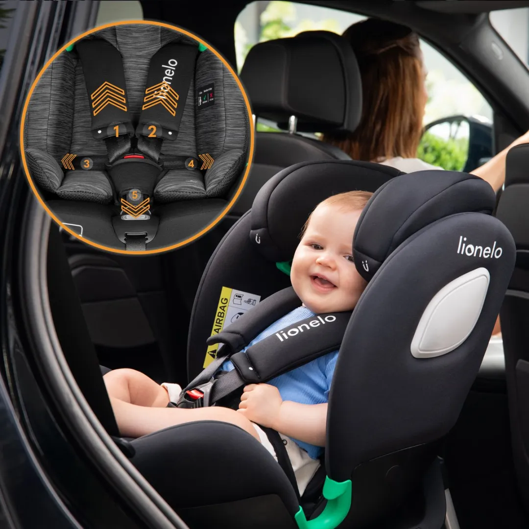 Lionelo Braam i-Size Autostoeltje 4in1 40-150cm - Zwart