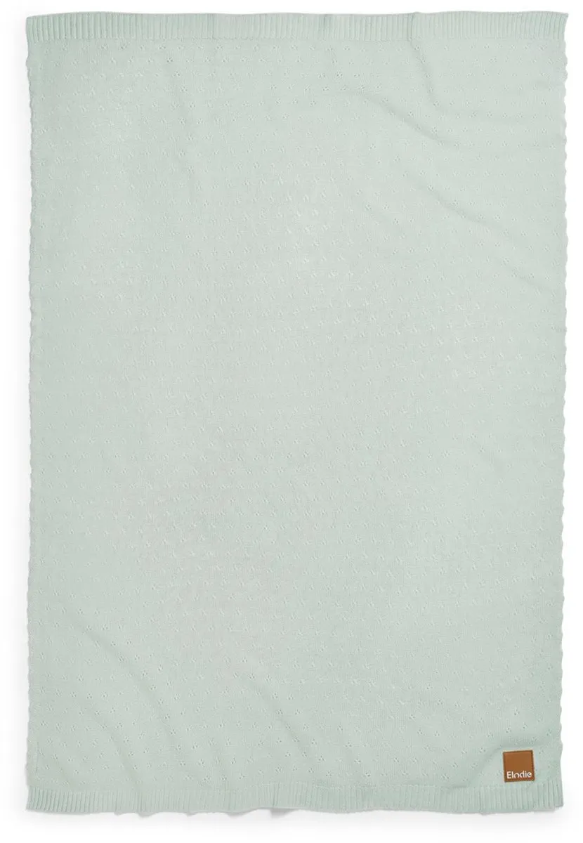 Elodie Pointelle Deken Mineral Green 70x100cm