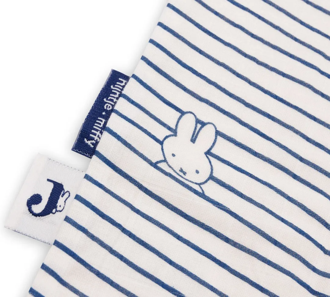 Jollein x Nijntje Hydrofiel Slaapzak 110cm Navy - Miffy Stripe