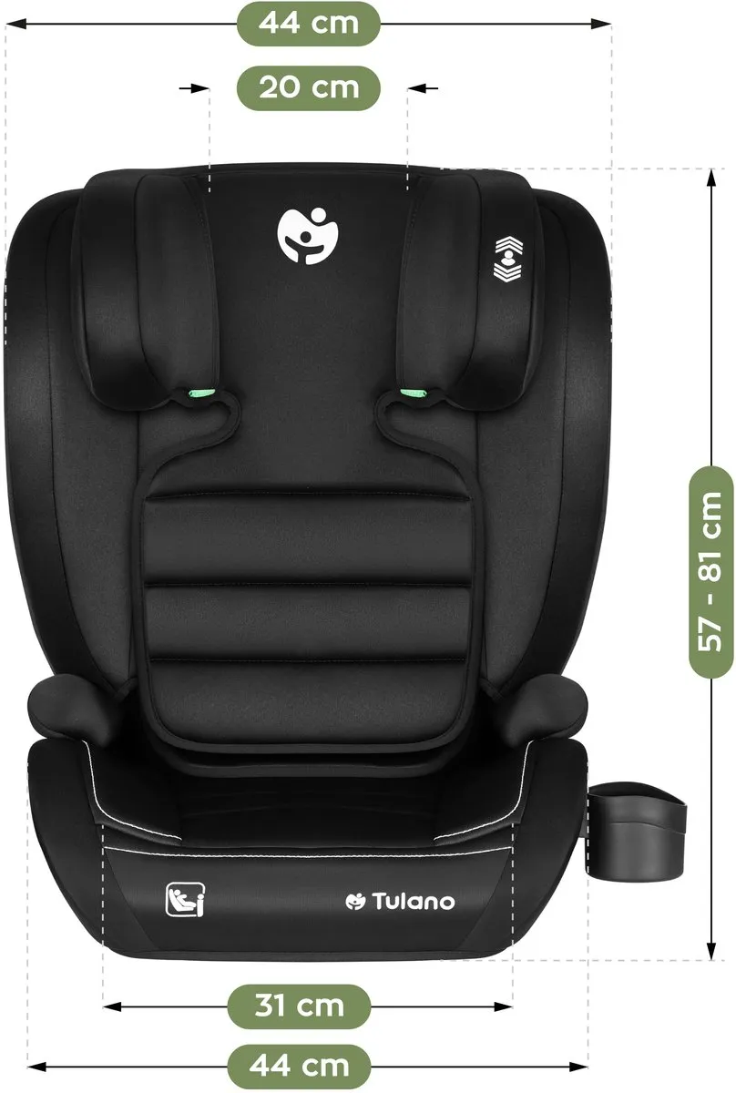 Tulano Joy 25 Autostoeltje ISOFIX - Zwart