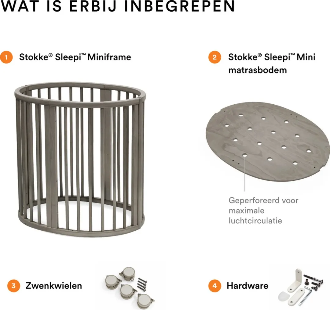 Stokke Sleepi Mini Wieg - Hazy Grey