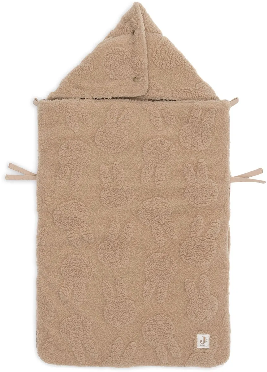 Jollein Miffy Voetenzak 42x82cm - Autostoel & Kinderwagen - Biscuit