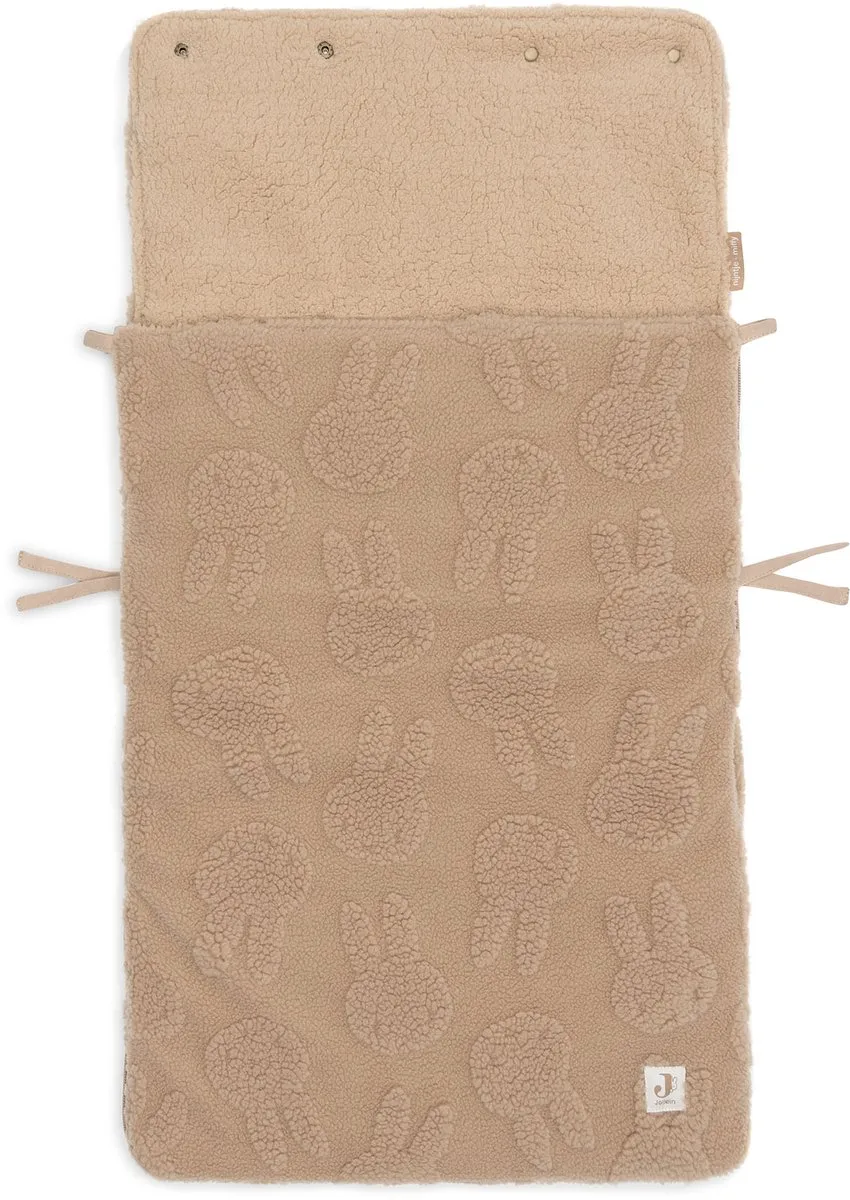 Jollein Miffy Voetenzak 42x82cm - Autostoel & Kinderwagen - Biscuit