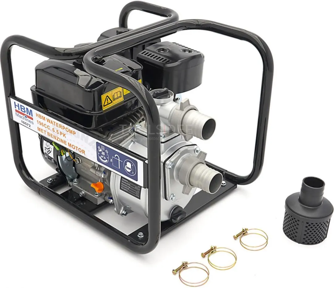 HBM Waterpomp 196cc 6.5 PK Benzine