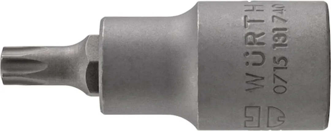 Würth TX45 1/2 inch Dopsleutel met gat
