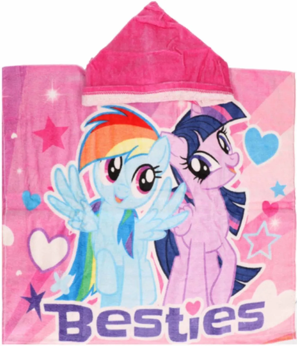 My Little Pony Roze Badcape met Capuchon
