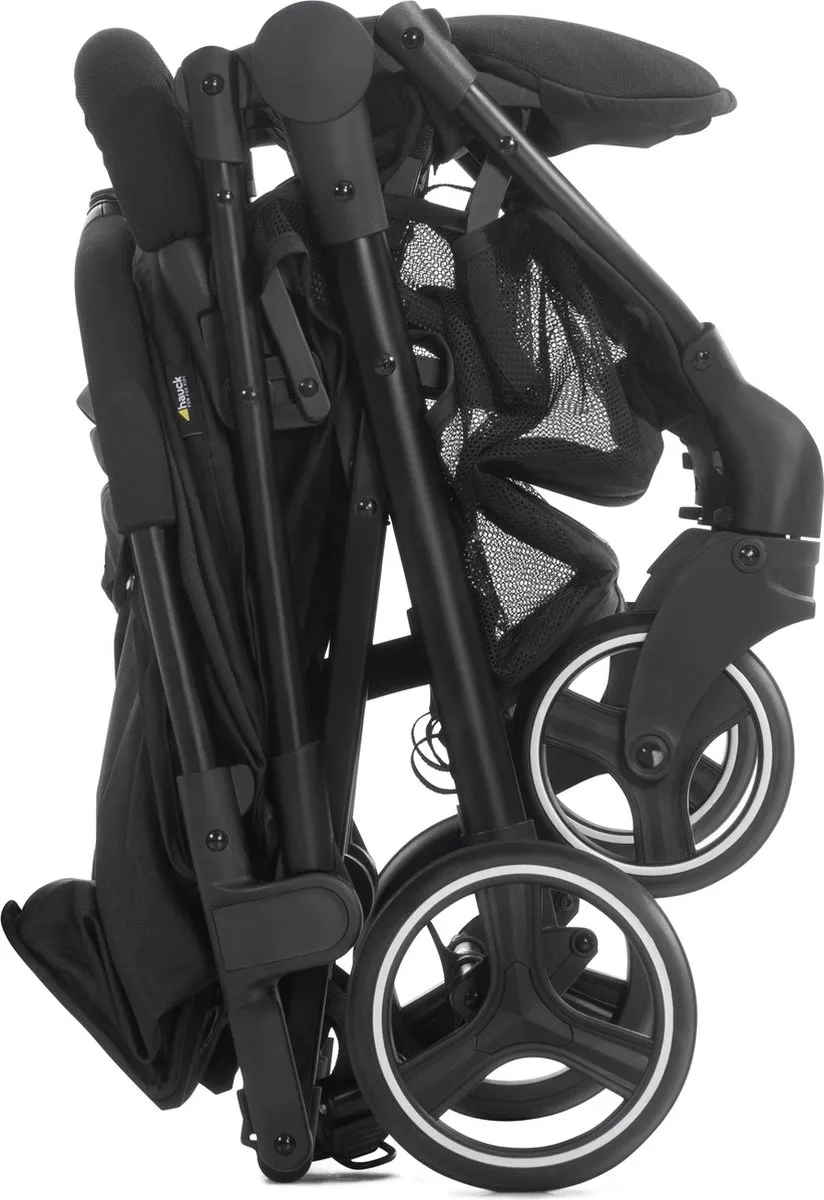 Hauck Swift x Duo Tweelingbuggy - Compact opvouwbaar - Zwart