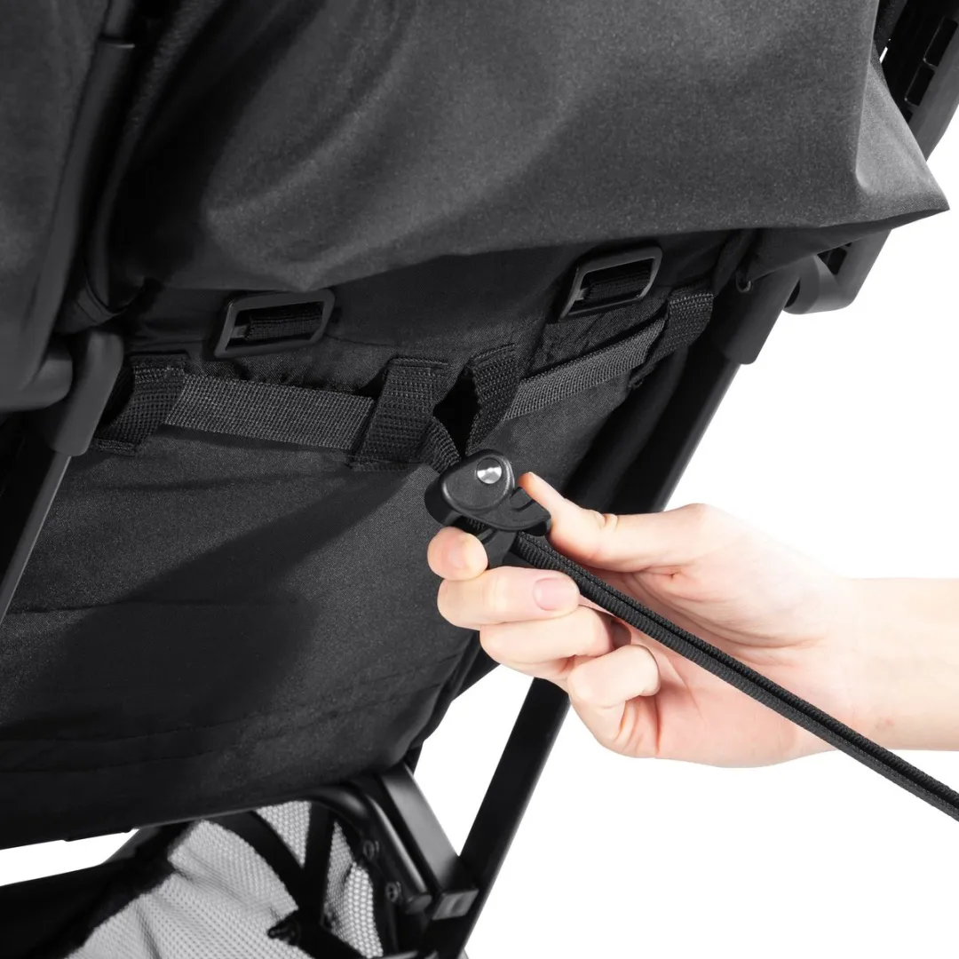 Hauck Swift x Duo Tweelingbuggy - Compact opvouwbaar - Zwart