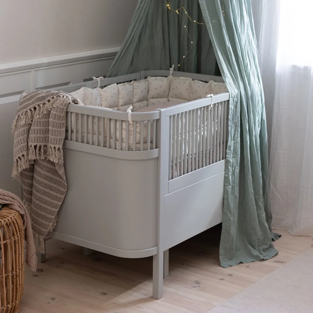 Sebra Meegroeibed Baby & Junior Stone Grey