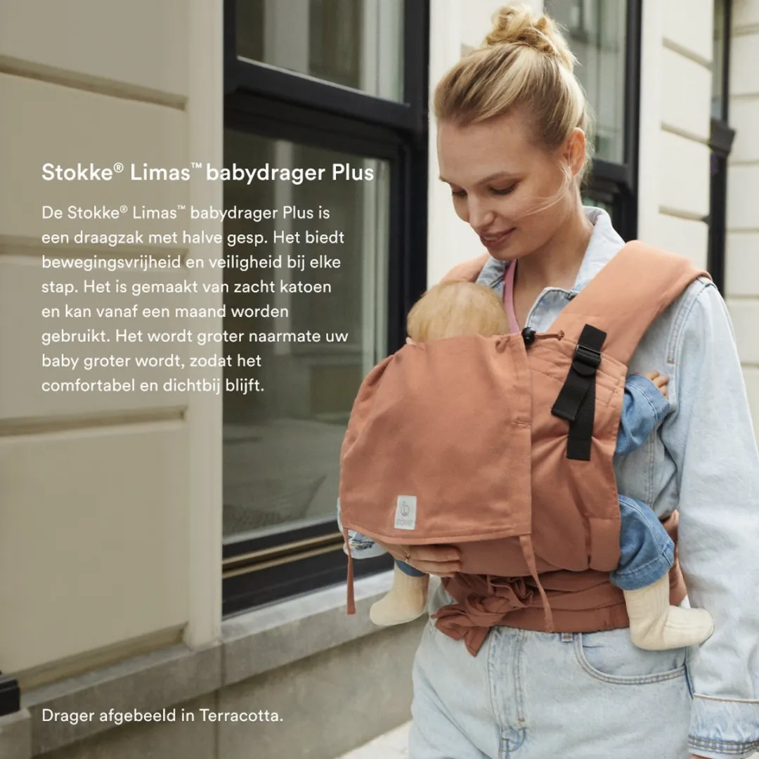 Stokke Limas Carrier Plus Floral Beige - Drager 4-18kg