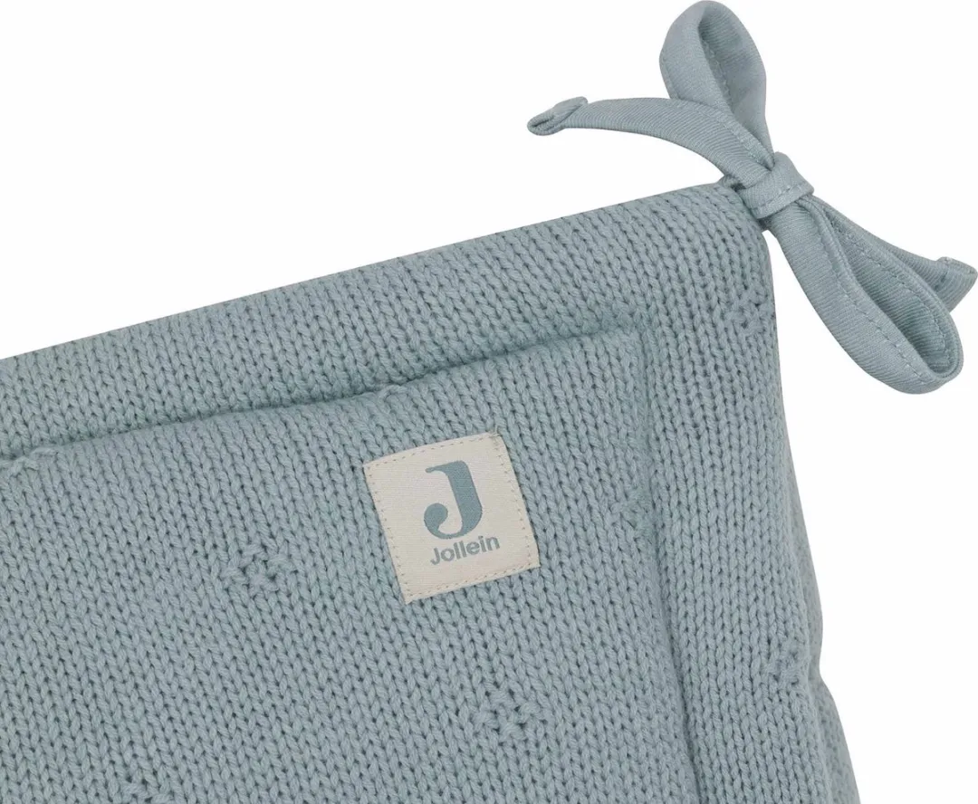 Jollein Boxbumper Cosy Knit Sea Green 180x30cm