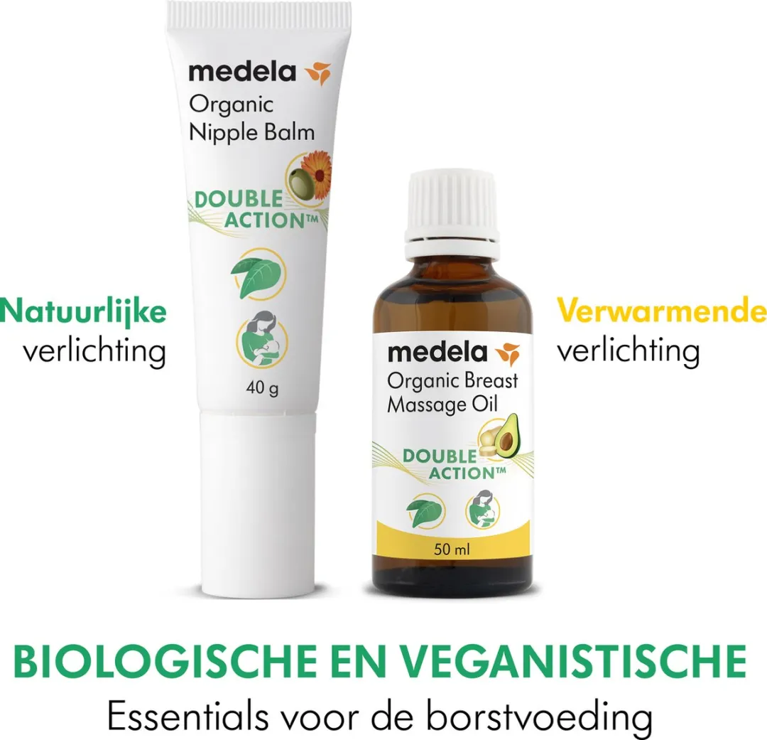 Medela Organic Massage olie - verwarmende borstverzorging - vegan - 50ml - biologisch