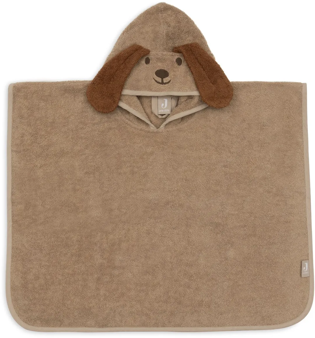 Jollein Badponcho Diego - 100% Katoen - 2-3 jaar - Biscuit