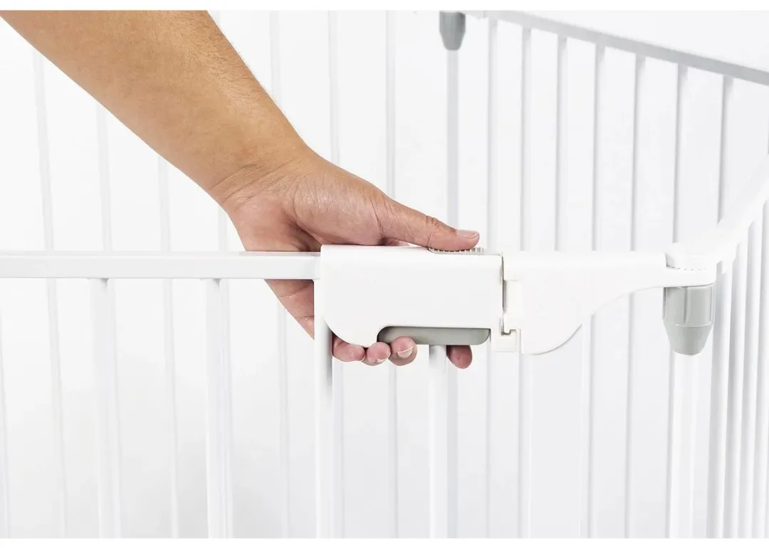 Pinolino - Kinderhekje - Traphekje - Wit - 117x117x74cm - Veiligheidshekje