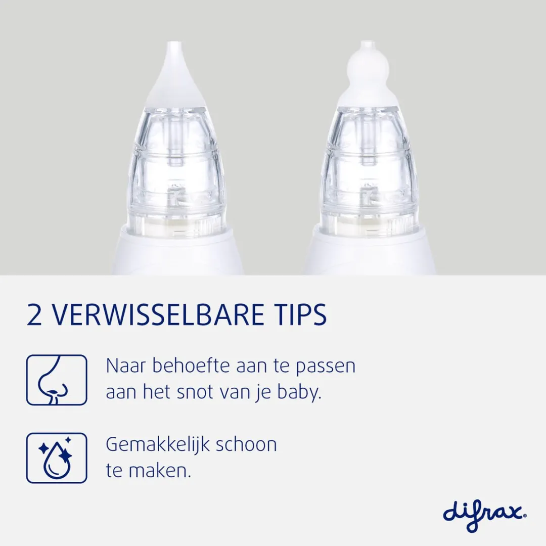 Difrax Elektrische Neusreiniger Baby - Draadloos