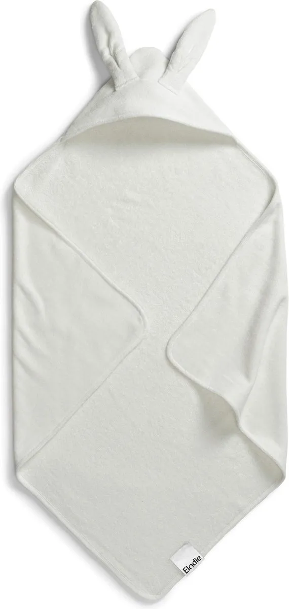 Elodie Badcape Vanilla White Bunny 80x80cm