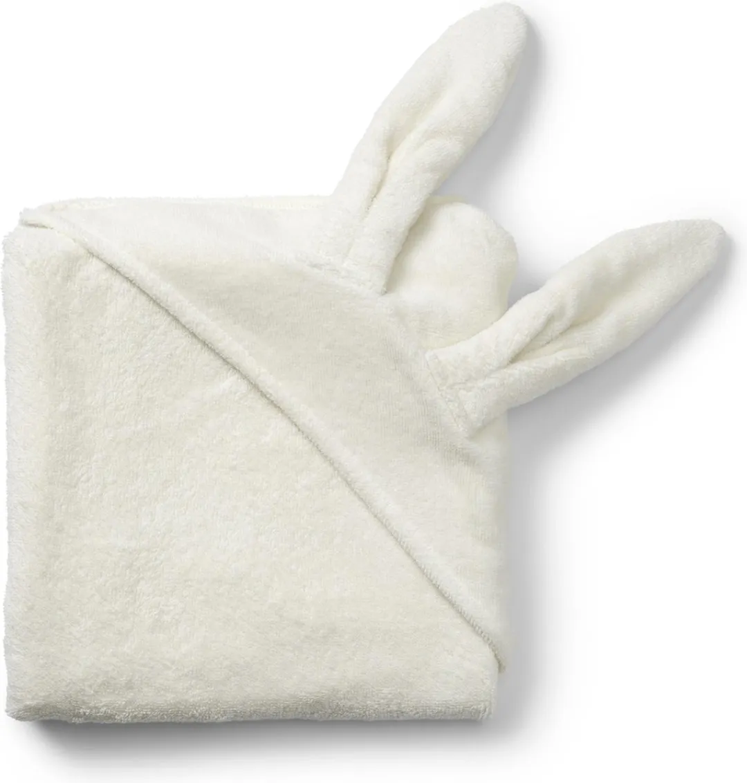 Elodie Badcape Vanilla White Bunny 80x80cm