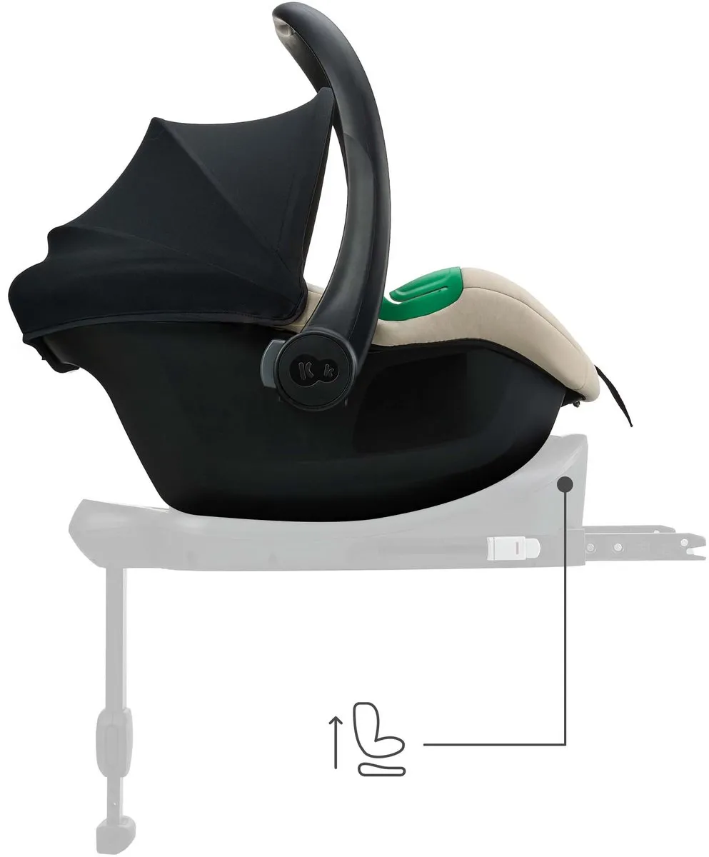 KinderKraft MINK PRO 2 i-Size Autostoel - Groep 0+ - Beige