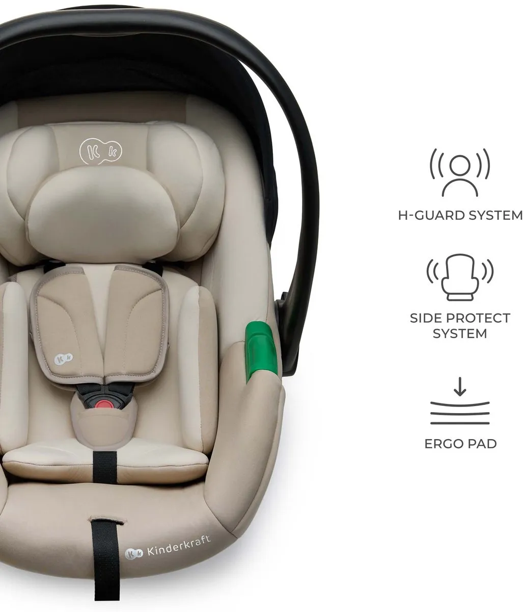 KinderKraft MINK PRO 2 i-Size Autostoel - Groep 0+ - Beige