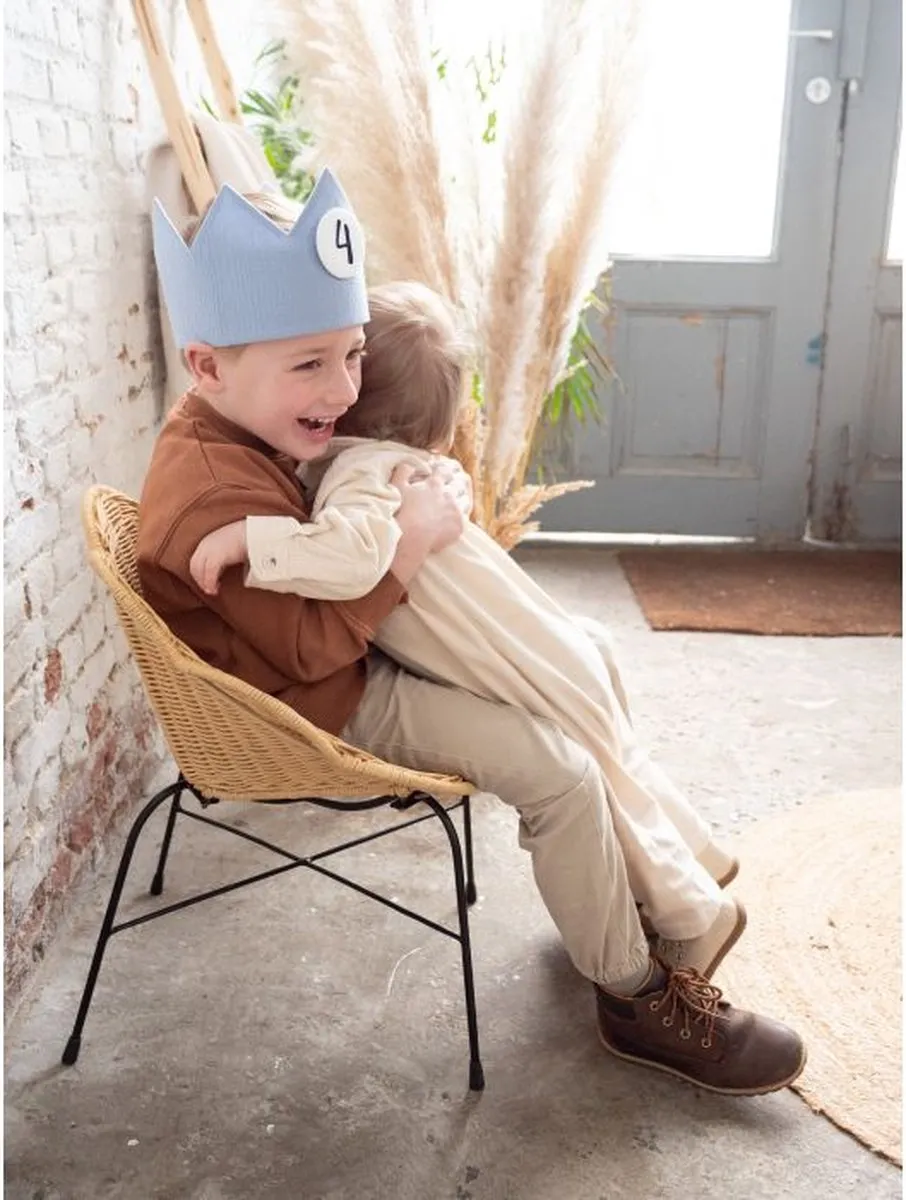 Childhome Kinderstoel Flower - Rotan - Beige