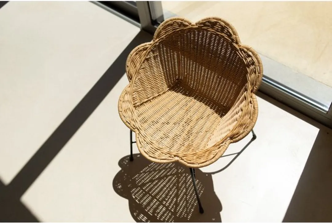 Childhome Kinderstoel Flower - Rotan - Beige